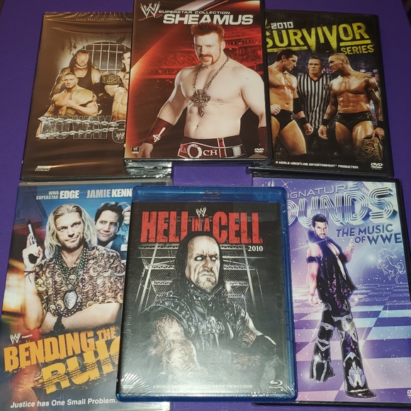 WWE Other - WWE Wrestling Superstars DVD Bundle (NEW)